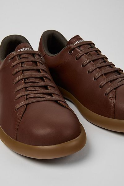 Camper Camper Pelotas Soller Leather Sneakers in Brown, Men's at Urban Outfitters