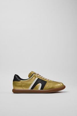 Camper Camper Pelotas Soller Metallic Sneakers in Gold, Women's at Urban Outfitters