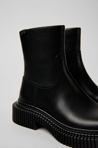Camper Camper Pix Berlin Leather Ankle Boot in Black, Women's at Urban Outfitters
