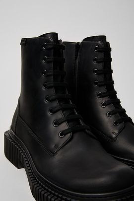 Camper Camper Pix Berlin Leather Lace-Up Ankle Boot in Black, Men's at Urban Outfitters