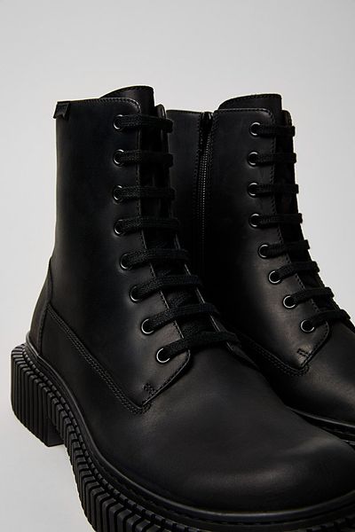 Camper Camper Pix Berlin Leather Lace-Up Ankle Boot in Black, Men's at Urban Outfitters