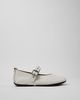 Camper Camper Right Nina Buckle Ballerinas Shoe in White, Women's at Urban Outfitters - 3