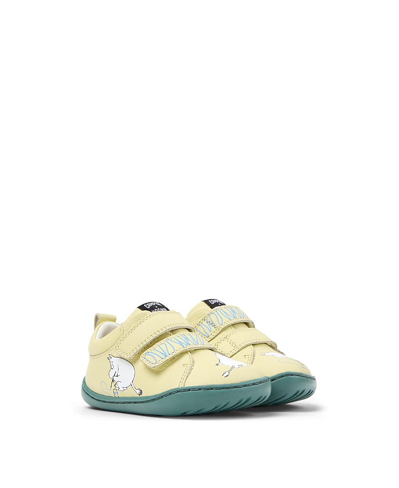 Camper Camper Unisex First Walker Peu Cami Mismatched Leather Sneakers By Moomin