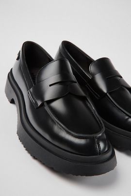 Camper Camper Walden Leather Loafers in Black, Women's at Urban Outfitters