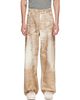 CAMPERLAB CAMPERLAB Beige Corduroy Print Denim Loose Jeans - 1