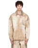 CAMPERLAB CAMPERLAB Beige Corduroy Print Denim Shirt - 1