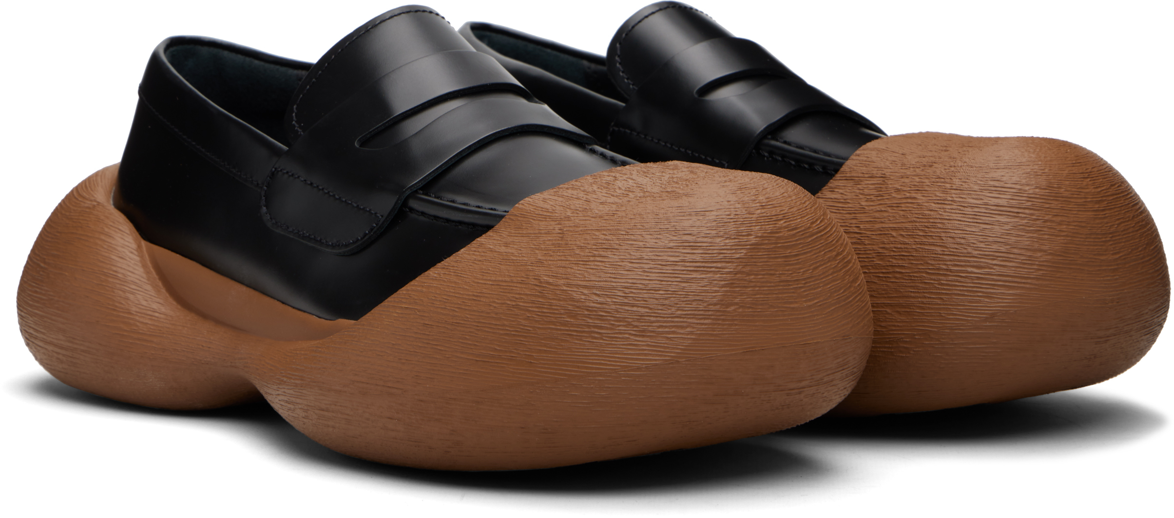 CAMPERLAB - Black & Brown Caramba Loafers
