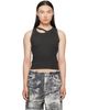 CAMPERLAB CAMPERLAB Black Ribbed Tank Top - 1