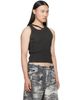 CAMPERLAB CAMPERLAB Black Ribbed Tank Top - 2