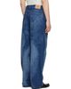 CAMPERLAB CAMPERLAB Blue Distorted Laser Loose Fit Jeans - 3