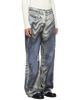 CAMPERLAB CAMPERLAB Blue Distorted Print Distressed Denim Jeans - 2