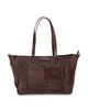 Campo Marzio Roma 1933 Campo Marzio Roma 1933 Core Suede Effect Shoulder Bag With 2 Front Pockets - 1
