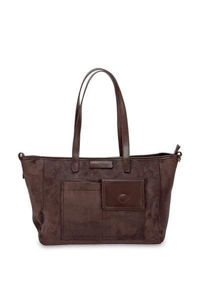 Campo Marzio Roma 1933 Campo Marzio Roma 1933 Core Suede Effect Shoulder Bag With 2 Front Pockets