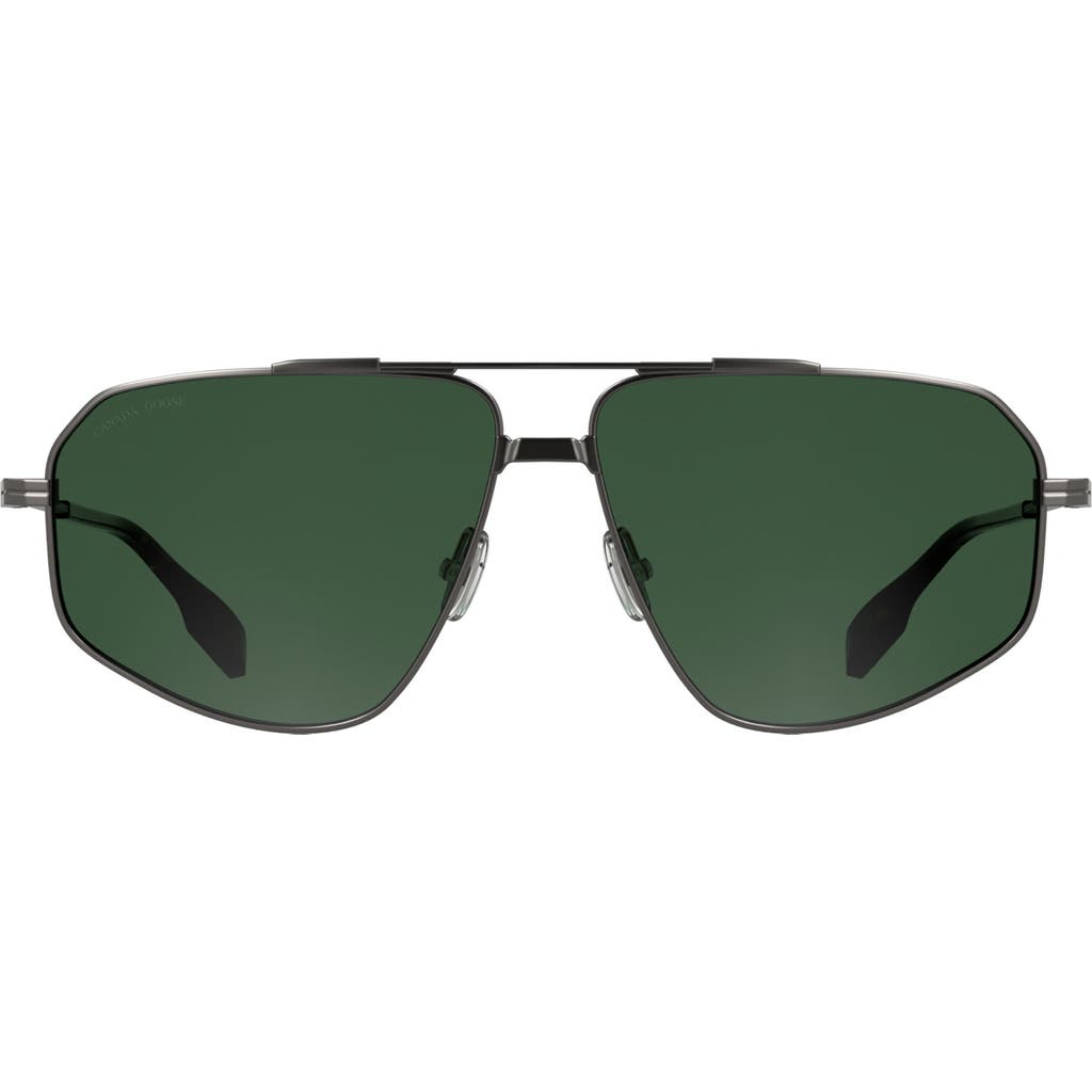 Canada Goose Canada Goose 61mm Polarized Aviator Sunglasses