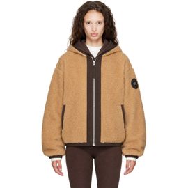 Canada Goose Canada Goose Beige Alberni Fleece Reversible Bomber Jacket