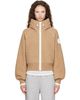 Canada Goose Canada Goose Beige Chilliwack Fleece White Disc Bomber Jacket - 1