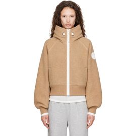 Canada Goose Canada Goose Beige Chilliwack Fleece White Disc Bomber Jacket