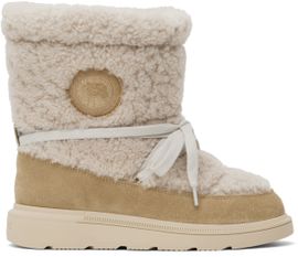 Canada Goose Canada Goose Beige Demma Shearling Puffer Boots