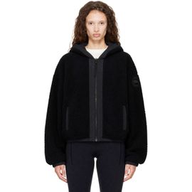 Canada Goose Canada Goose Black Alberni Fleece Reversible Bomber Jacket