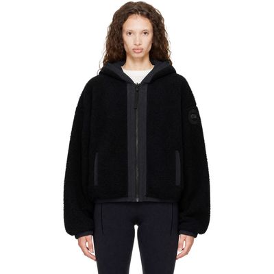 Canada Goose Canada Goose Black Alberni Fleece Reversible Bomber Jacket