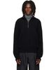 Canada Goose Canada Goose Black Mckinney Knit Quarter Zip Sweater - 1