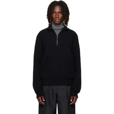 Canada Goose Canada Goose Black Mckinney Knit Quarter Zip Sweater