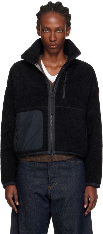 Canada Goose Canada Goose Black Simcoe Zip Up Fleece Sweater
