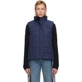 Canada Goose Canada Goose Blue 'Tonal Label' Freestyle Down Vest