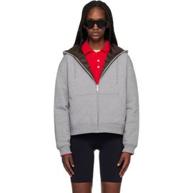 Canada Goose Canada Goose Brown & Gray Fuse Reversible Down Hoodie