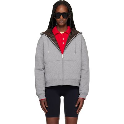 Canada Goose Canada Goose Brown & Gray Fuse Reversible Down Hoodie