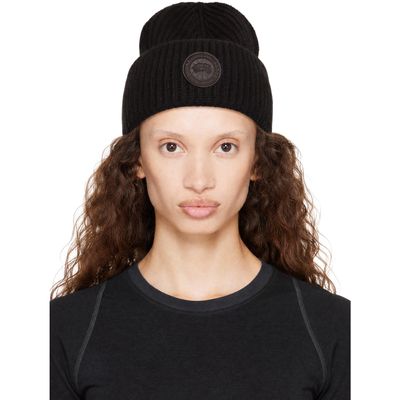 Canada Goose Canada Goose Brown Cashmere Blend Double Fold Beanie
