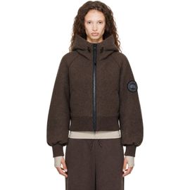 Canada Goose Canada Goose Brown Chilliwack Fleece Black Disc Bomber Jacket