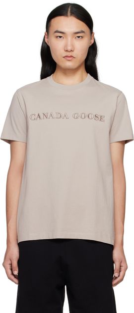 Canada Goose Canada Goose Brown Emersen Crewneck T-shirt
