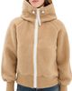 Canada Goose Canada Goose Chilliwack White Disc Fleece Bomber Ecru Beige - 1
