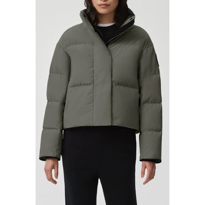 Canada Goose Canada Goose Grandview Black Label Crop 625 Fill Power Down Puffer Jacket