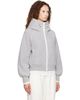 Canada Goose Canada Goose Gray Chilliwack Fleece White Disc Bomber Jacket - 2