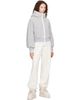Canada Goose Canada Goose Gray Chilliwack Fleece White Disc Bomber Jacket - 4