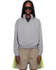 Canada Goose Canada Goose Gray Wander Quarter Zip Sweatshirt - 1