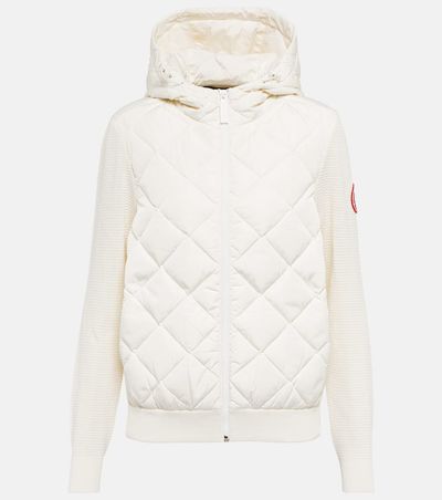 Canada Goose Canada Goose HyBridgeÂ® down-paneled wool hoodie