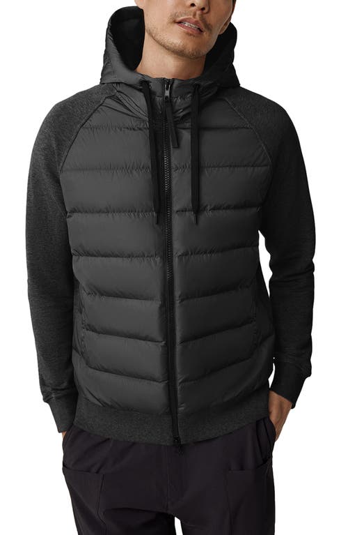 Canada Goose Canada Goose HyBridge Huron 675 Fill Power Hooded Down Sweatshirt Jacket