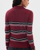 Canada Goose Canada Goose Melrose Long Sleeve Knit Polo Top Vermillion/Black - 3