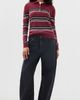 Canada Goose Canada Goose Melrose Long Sleeve Knit Polo Top Vermillion/Black - 5