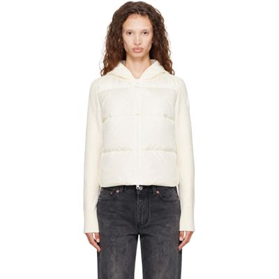 Canada Goose Canada Goose Off-White HyBridge Wide Quilt Knit Tonal Disc Down Jacket