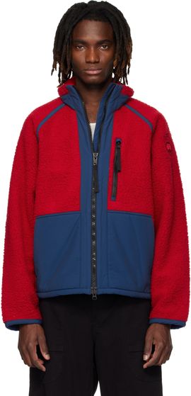 Canada Goose Canada Goose Red & Navy Westport Fleece Jacket