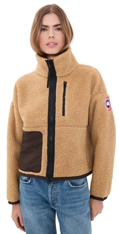 Canada Goose Canada Goose Simcoe Fleece Jacket Ecru Beige