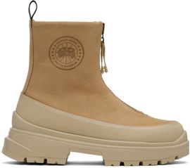 Canada Goose Canada Goose Tan Kya Zip-Up Boots