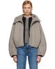 Canada Goose Canada Goose Taupe Chilliwack Wool Bomber Jacket - 1