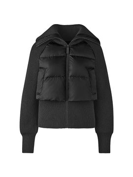 Canada Goose Women's HyBridge Astoria Down Knit Jacket