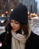 CANADA WEATHER GEAR CANADA WEATHER GEAR Women's 3-pack Fleece Lined Rib Knit Beanie Set - 4