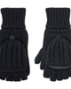 CANADA WEATHER GEAR CANADA WEATHER GEAR Women's Convertible Cable Knit Flip-top Mitten - 1